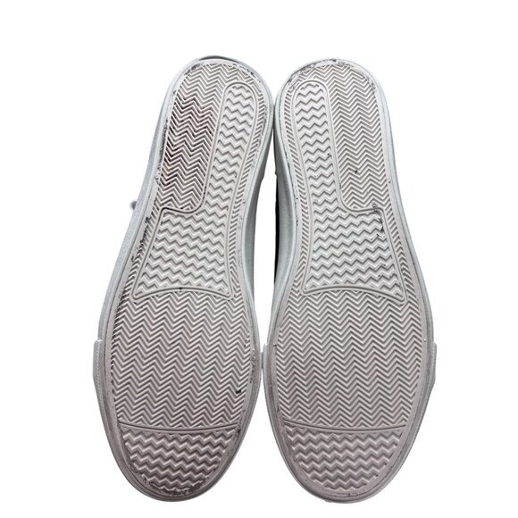 Unisex High-Top Canvas Sneakers Size 9.5 US Lace-Up Casual Shoes Black & White M - Picture 10 of 10